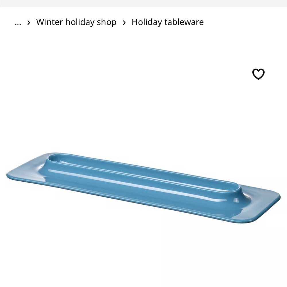 Gustaf Westman x IKEA Blue Serving Plate